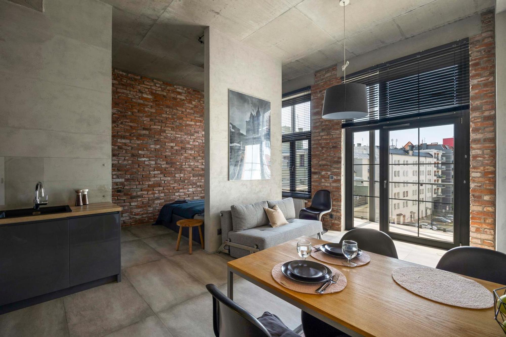 Brooklyn Loft Apartment - Old Town, Free Parking Вроцлав Екстер'єр фото